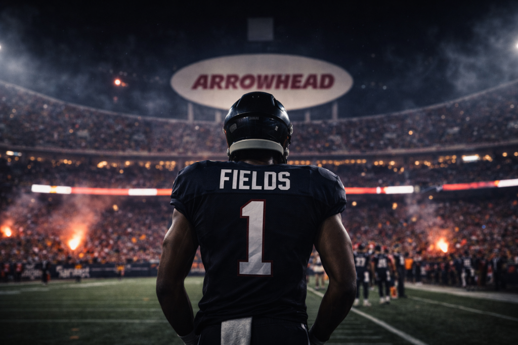 Justin Fields, Chiefs, Kansas City, Patrick Mahomes