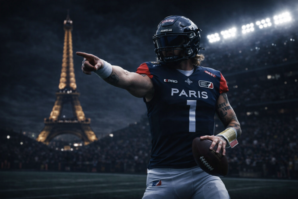 Paris Musketeers Zach Edwards Foot us